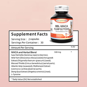 <span class=keywords><strong>Capsules</strong></span> OEM de racine de maca de marque privée BBL Fesse Softgel pour l'agrandissement des fesses et des hanches. - Product Image 2