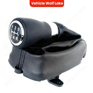 Palanca de cambios de cuero de 5 velocidades para coche, marca Vehicle Wolf Lake, para Honda Accord VIII 8 MK8 2008-2014 - Product Image 2