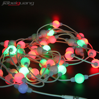 Lumière LED ronde de petite taille à pixels RGB DMX512 pour Noël
