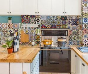 Stile marocchino 300*300 <span class=keywords><strong>antico</strong></span> fiore caratteristica decorativi in ceramica pavimento di piastrelle - Product Image 5