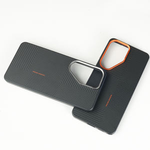 Coque de Téléphone <span class=keywords><strong>Mobile</strong></span> Personnalisée avec Cadre en TPU et Couverture PC Magnétique Transparente, Texture <span class=keywords><strong>Fibre</strong></span>, Antichoc et Protectrice pour Samsung S26 Ultra - Product Image 5