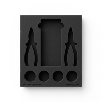 Insert en mousse EPE/EVA personnalisé, étanche et antichoc, pour étui d'équipement photo et plateau de protection d'objectif