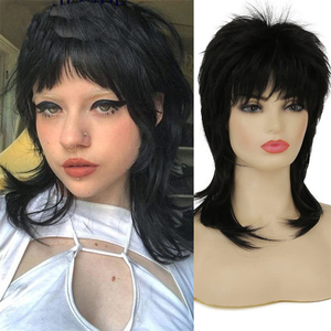 วิกผมทรงตรงยาวปานกลางสำหรับผู้หญิงใหม่สินค้าต่างประเทศ - Product Image 3