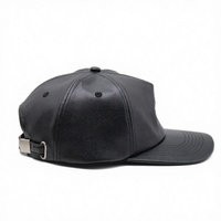 Topi Snapback Kulit PU Desain Baru Grosir dengan Logo Bordir