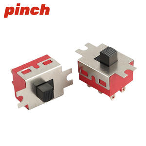 Interruptor de palanca de presión 15A 250V CA 3A 125V CA horizontal de 2 posiciones SS23F15 para productos electrónicos - Product Image 3