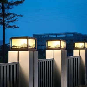 Lampe solaire à pilier Prome Solar, éclairage LED pour cour, jardin, portail extérieur, mur - Product Image 3