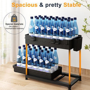 Étagère de rangement pour armoire de cuisine de haute qualité, design breveté, 2 niveaux, tiroir coulissant en plastique, organisateur sous <span class=keywords><strong>l</strong></span>'évier - Product Image 3