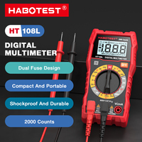 Multimeter Digital HT108L True RMS 600V DC/AC 10A Akurasi 0.5%+3 Indikator Baterai Lemah Kualitas Terbaik Penjualan Teratas Alat Uji
