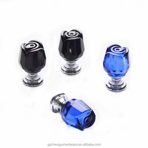 CY-01.03 Chengyu cristal diamant bouton poignée moderne meubles poignée armoire commode tiroir porte boutons OEM/ODM - Product Image 6
