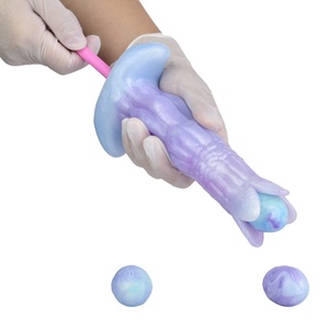YOCY Manufacturer Wholesale Silicone Ovipositor <b>Dildo</b> With Eggs Stick Manual Push Laying Eggs Ovipositor <b>Dildo</b> Anal Sex Toys - Product Image 3