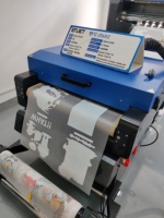 Nouvelle machine d'impression numérique automatique DTF à encre pigmentée blanche 60 cm avec secoueur de poudre, tête d'impression I3200 pour imprimante DTF Enjet
