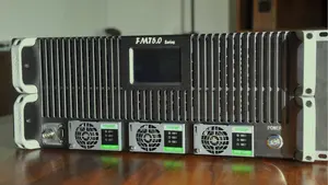 FMT5.0-5000H 5000Wプロフェッショナル4UデジタルFM放送送信機19インチスクリーンRFおよびラジオ局用オーディオ入力