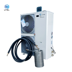 220V/380V treo tường chia máy làm lạnh Titan Ống Tủ đông ngưng tụ đơn vị với bộ điều khiển nhiệt độ - Product Image 1