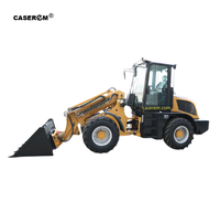 Chargeuse sur pneus télescopique CASER T2500 2,5 tonnes 4x4, chargeuse télescopique articulée, moteur Cummins Euro5/EPA en option, attache rapide