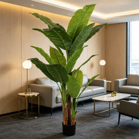Direkt vom Chinesischen Hersteller Hochzeitsdekoration & Zubehör Künstlicher Bananenbaum Plastik-Kunstbaum für Haus Büro Raumdekoration