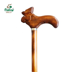 Bâton de <span class=keywords><strong>marche</strong></span> <span class=keywords><strong>en</strong></span> <span class=keywords><strong>bois</strong></span> antique à poignée <span class=keywords><strong>en</strong></span> forme d'animal personnalisé pour la <span class=keywords><strong>marche</strong></span> - Product Image 3