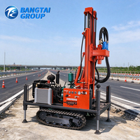Machine de forage rotative hydraulique automatique pour puits d'eau, équipement portable diesel pour la construction de puits profonds et la prospection des eaux souterraines