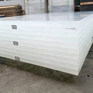 Base de bandeja apilable de almacenamiento, redonda, personalizada, de PMMA acrílico transparente, apta para uso alimentario, con corte y ranura, gruesa y estable, para cocina, uso médico y diario - Product Image 1