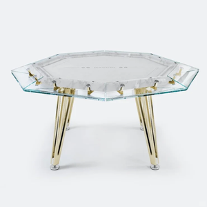 Mesa de <span class=keywords><strong>Billar</strong></span> de Pizarra y Vidrio Templado de Lujo para Uso Doméstico, Diseño Nuevo, Venta Caliente, 7 pies, 8 pies, 9 pies, Moderna, Transparente, Personalizable - Product Image 6