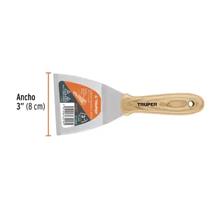 BOX 6 Spatule pointue et coudée de 3' avec manche en bois, TRUPER - Product Image 3