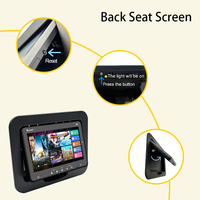 Écran de siège arrière Buspad 9 pouces, système de divertissement pour bus VOD IPS, compatible avec les bus Yu Tong, King Long, Zhong Tong et Higer