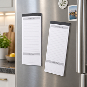 Bloc de Notas Magnético Grande para Lista de Compras, Adhesivo Magnético para Refrigerador con Listas de Compras y Tareas - Product Image 1