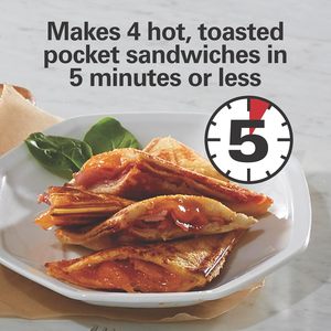 Machine à sandwichs et gaufres 2 en 1 pour petit-déjeuner, appareil électroménager de cuisine en promotion - Product Image 1