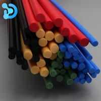 Tiges de ptfe barre de ptfe tige de ptfe colorée pfa pvdf pctfe tige de fluoroplast d 90 mm