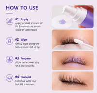 Gel équilibrant pH, Sérum équilibrant pH, Nettoyant pH sûr, Équilibrage du pH pour rehaussement de cils