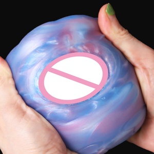 GEEBA Jellyfish Style Male <b>Masturbator</b> Cup Sex Toys Colorful Pocket Pussy Small and Comfortable for Men Adult Egg Masturbation - Product Image 6