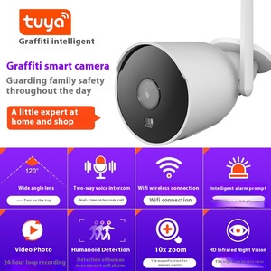 Tuya Wifi Thông Minh HD Mini Máy Ảnh Không Thấm Nước Ngoài Trời Tầm Nhìn Ban Đêm Với Truy Cập Từ Xa & Đám Mây Lưu Trữ Dữ Liệu Cho An Ninh Nhà - Product Image 3