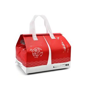 Sac isotherme non tissé personnalisé avec logo imprimé pour la livraison de nourriture, les supermarchés, les épiceries, les déjeuners - Product Image 5