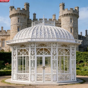 Serre en fer forgé YOUFINE, serre victorienne ornée en verre, gazebo pour la décoration <span class=keywords><strong>de</strong></span> manoirs, jardins et parcs - Product Image 2