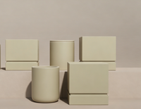 Boîte-cadeau de luxe personnalisée de qualité supérieure, boîte-cadeau exquise pour mariage, bougie en céramique aromathérapeutique faite à la main