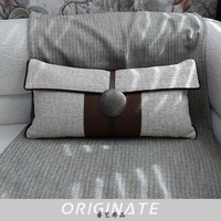 Housse de coussin rectangulaire imprimée RUIYI 30X60CM, moderne, luxueuse, écologique, personnalisable, pour la maison et l'hôtel