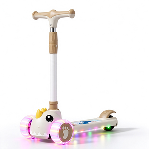 Patinete Infantil Tres en Uno, Convertible en Monopatín y Scooter con Pedales, para Niños y Niñas de 2, 3, 6 y 12 Años, con Ruedas Musicales - Product Image 6