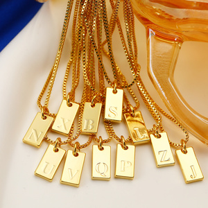 Luxury Tiny Alphabet Charm <b>Cross</b> Border Multi Exclusive Low Minimum Order E-coating Protection Accurate Precision Stamped Detail - Product Image 2