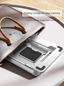 Xách tay thép carbon máy tính xách tay đứng gấp thang máy xoay rỗng tản nhiệt khung cho máy tính bàn kim loại silicon - Product Image 3