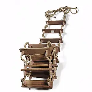 professional lifeboat wood embarkation rope ladder