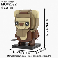 Set de Bloques de Construcción del Personaje Wicket de la Guerra Espacial, Kits de Bricolaje, Ladrillos MOC, Juguetes para Niños, Regalo, MOC2392