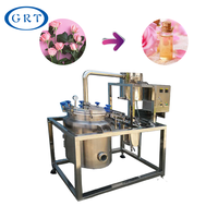 Équipement de Distillation d'Huiles Essentielles 100 L Nouveau Design, Extracteur d'Huiles Essentielles de Plantes pour Lavande Menthe Œillet