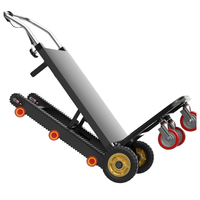 Carretilla Eléctrica para Subir Escaleras, Capacidad de Carga 400 kg, con Neumáticos Sólidos, para Mudanzas y Transporte