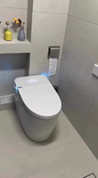 WC intelligent 110V 220V avec capteur européen, chasse d'eau automatique, bidet intégré, cuvette en porcelaine japonaise pour salle de bain