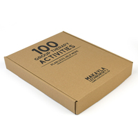Emballages de luxe personnalisés en carton ondulé pour t-shirts, recyclables, vernissés, vente en gros, pour yoga et fitness