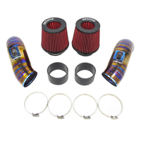 KYOSTAR Nouveau Kit d'Admission d'Air Froid en Titane 2012-2017 pour BMW F10 M5 F12 M6 S63TU, avec Filtres à Air Premium pour une Amélioration des Performances