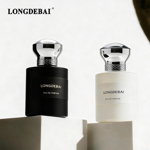 Nuevo Diseño de Botella de Perfume Redonda Negra de 50 ml, Botella de Perfume de Vidrio de 30 ml y 100 ml, Botellas de Perfume de Lujo con Caja de Empaque Personalizada - Product Image 3