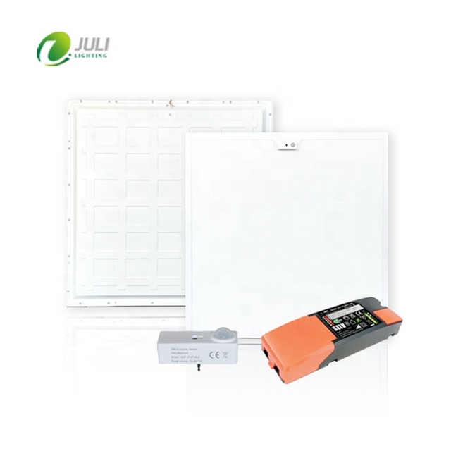 APP Remote Control Smart Motion Sensor & Daylight Harvest LED Panel Lighting 600x600 Dimmable Ceiling LED Panel Light