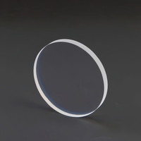 Verre optique personnalisable OEM en saphir et fluorure de calcium (CaF2) pour montre, avec revêtement antireflet 300-700nm