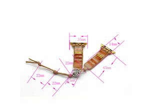 패션 보석 팔찌 스마트 시계 스트랩 I-watch 용 천연석 페르시 스마트 시계 밴드 - Product Image 6