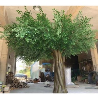 Usine directe de haute qualité personnalisé Arbre Artificiel Arbol faux vert grand arbre banian 4m 6m haut arbre artificiel